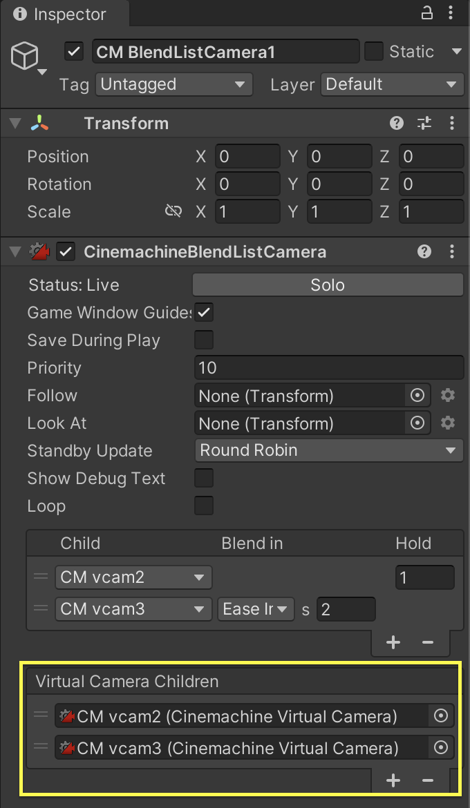 【Unity】Cinemachineを使ってタイムライン（Timeline）でカメラを切り替える方法！ - Umi Studio Blog